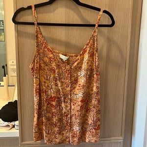 Part Two Copenhagen Floral button up tank